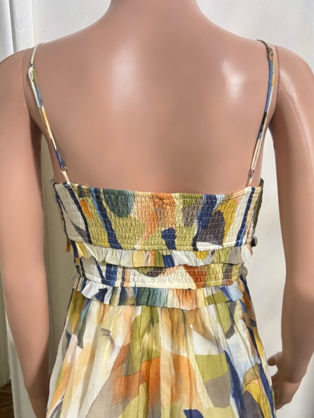 SAGE + PAIGE Women’s Multicolor Abstract Radiance Maxi Dress - Picture 10 of 13
